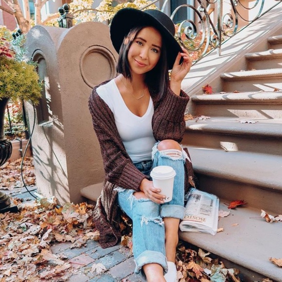 Tularosa Jackets & Blazers - DARK BROWN, LONG CARDIGAN / Revolve x Tularosa